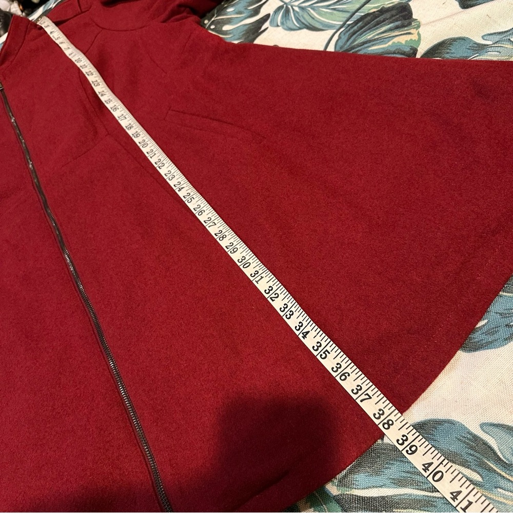 Torrid Wool Blend Zip Front Fit And Flare Coat - Picture 13 of 14
